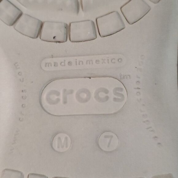 Crocs Santa Cruz Slip On Loafers Casual Beach Boat Shoes Tan Men's 7 - Picture 5 of 7
